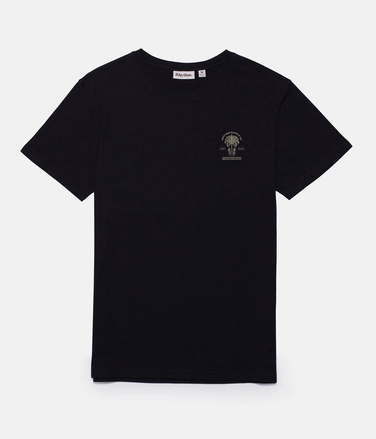 DESERT PALM T-SHIRT OLD BLACK