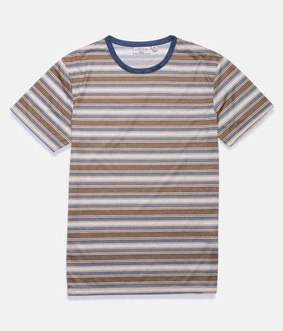 EVERYDAY STRIPE T-SHIRT DUSTED OLIVE