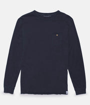 EVERYDAY WASH LS T-SHIRT DUSTED NAVY