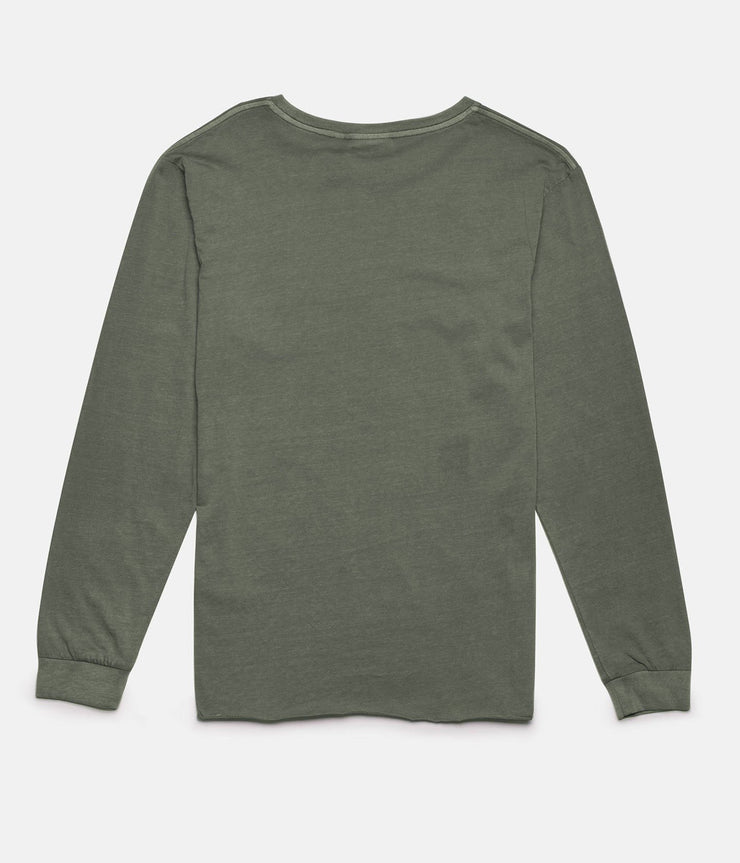 EVERDAY WASH LS T-SHIRT OLIVE