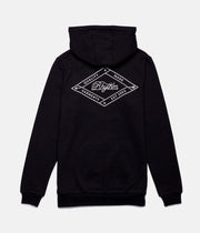 LABEL HOOD BLACK