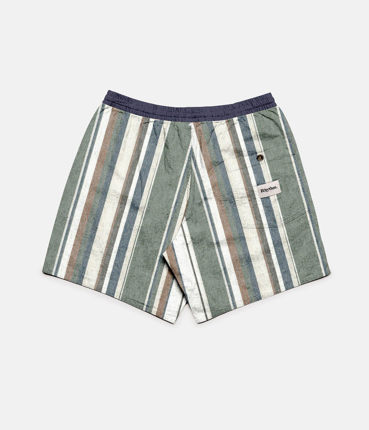 Rhythm Vacation Stripe Jam Olive Back