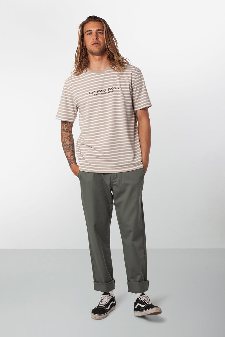 RHYTHM FATIGUE PANT OLIVE MODEL BACK