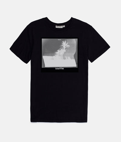 WARPED PALM T-SHIRT BLACK