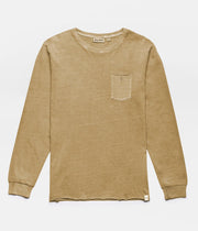 EVERYDAY WASH LS T-SHIRT WASHED ALMOND