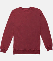 WASHED OUT PULLOVER VINTAGE RED