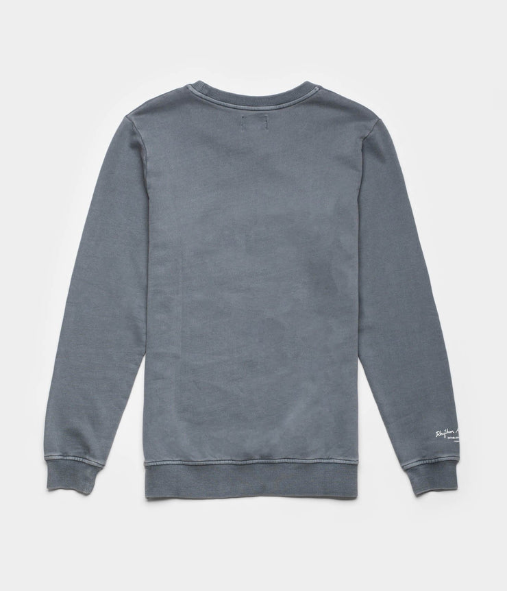 WASHED OUT PULLOVER DUSTED SLATE