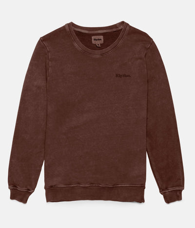 WASHED OUT PULLOVER DUSTED HENNA